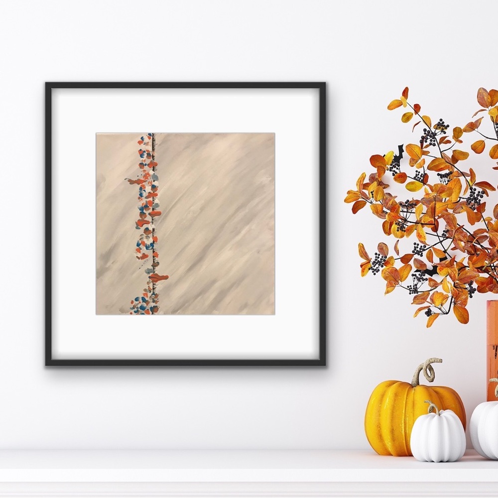 Original painting artwork signed by artist acrylic on canvas